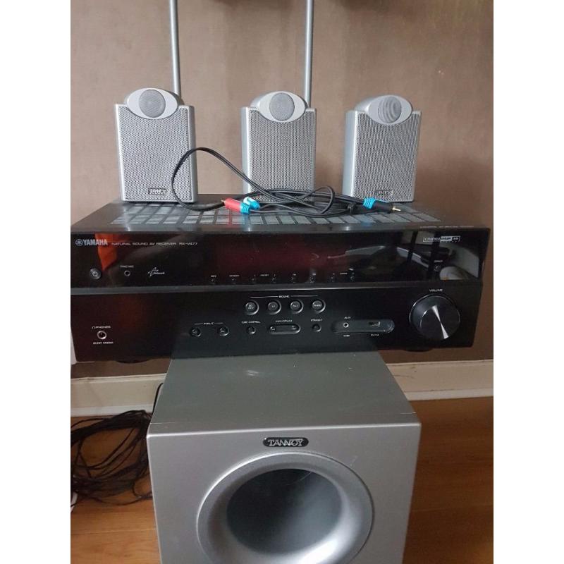 tannoy 5.1 system with yamaha rx-v477 reciver