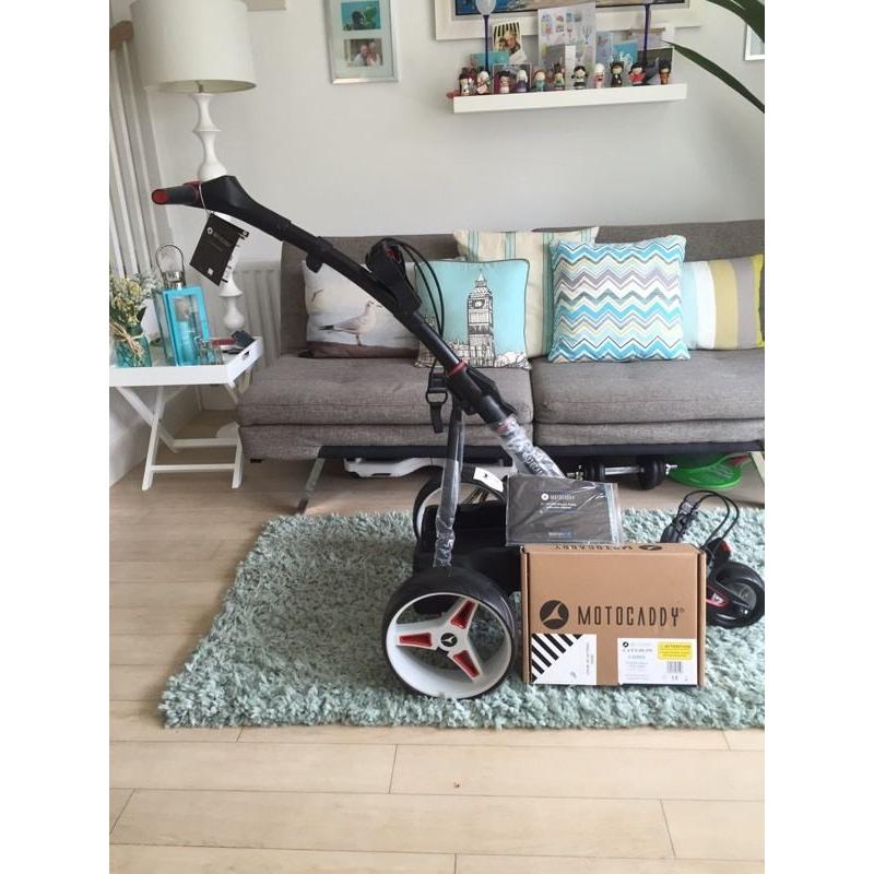 Brand new motocaddy S1 golf trolly.