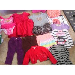 Girls bundle summer clothes 9-12 months 15+ items
