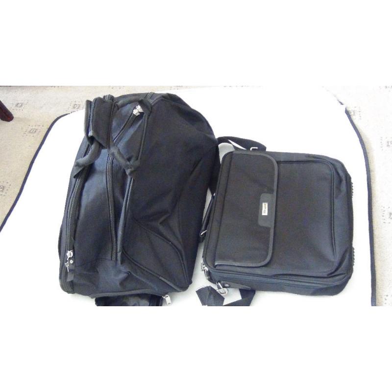 wheel case + laptop case /new