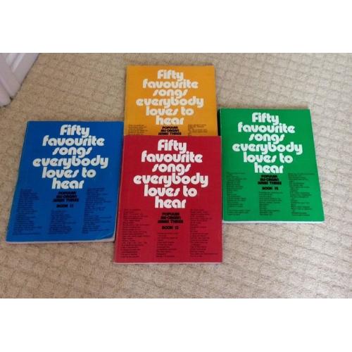 Fifty favorite songs for organ/keyboard 4 volumes