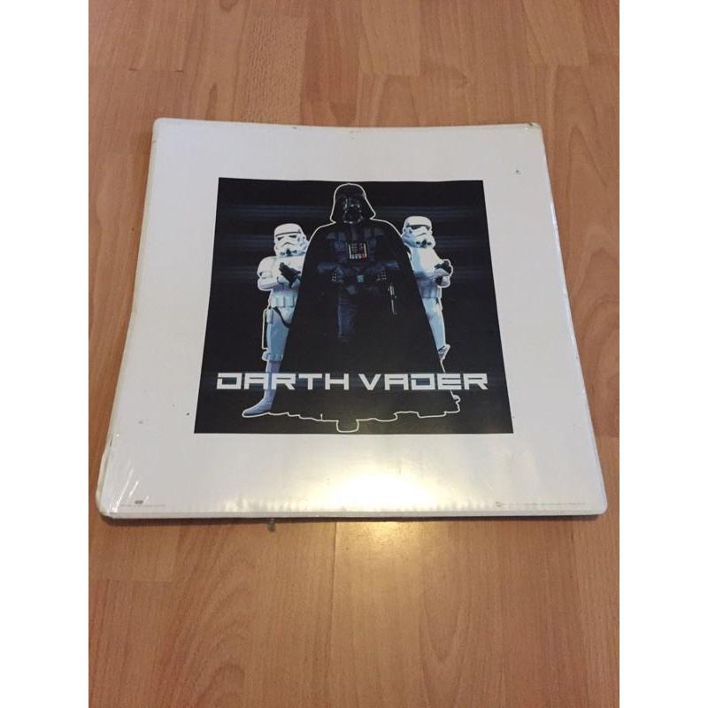 Star Wars Darth Vader & Stormtroppers print 16x16 new