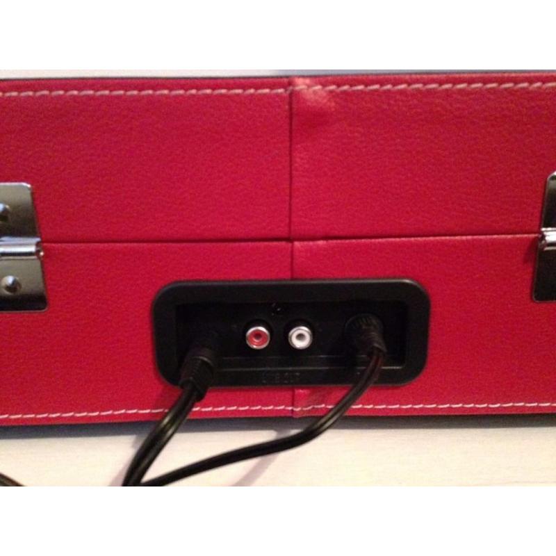 Still Available: Red Vintage Style Record Player