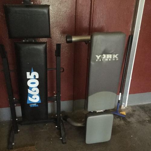 2x York Weightlifting Benches