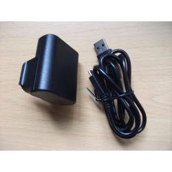 Accessories for BlackBerry Curve 9320 Mobile Phone - Charger, Earphones and Purple Soft Shell Cover