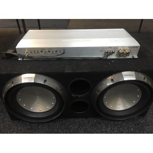 Rockford fosgate t1d212 subwoofers /ground zero gzna 2850xii