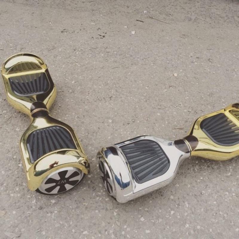 Silver and Gold electric scooter Hoverboard self balance Segway with Samsung battery