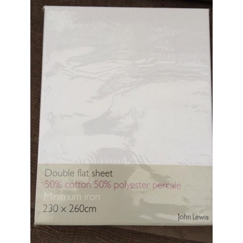 Double sheet flat