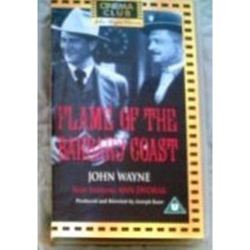 CLASSIC JOHN WAYNE FILMS - (4) VHS TAPES - FOR SALE
