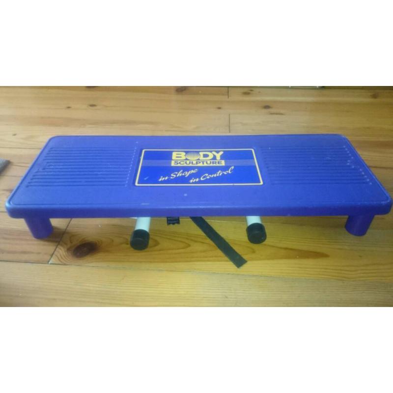 Workout step, stepper, adjustable height