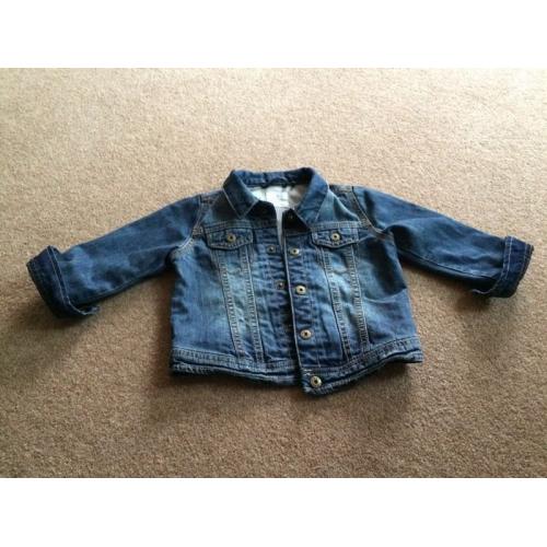 Boys Next denim jacket 12-18 months
