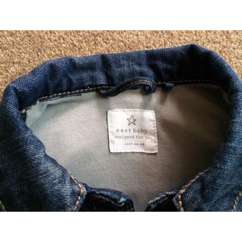 Boys Next denim jacket 12-18 months