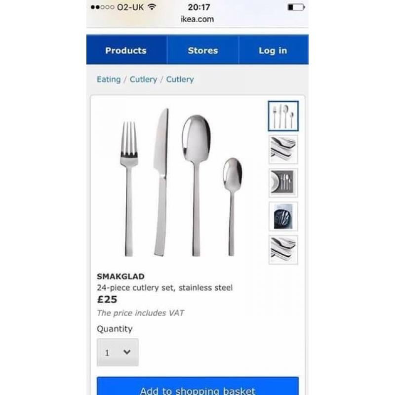 Brand new cutlery
