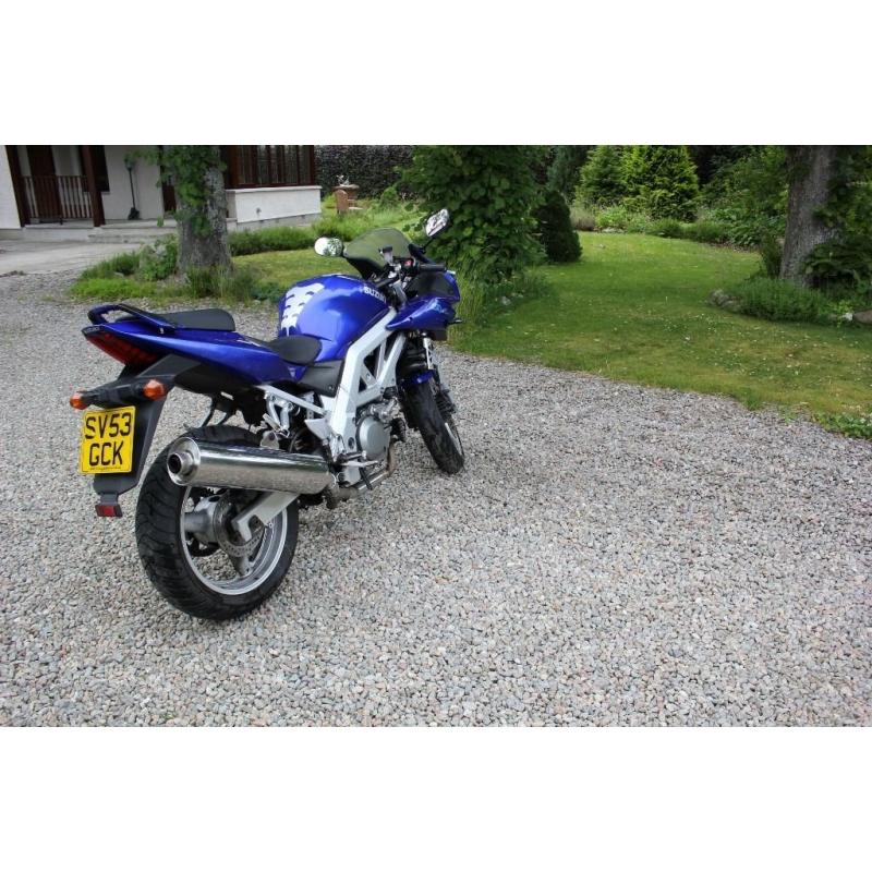 Suzuki SV650S 2003 ** Blue ** Low Mileage ** Long MOT ** Quick Sale