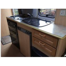 Elddis Spey (Avante 524) 2003, 4 berth caravan plus awning and all extras - great value starter van.
