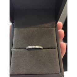 Eternity ring or wedding ring