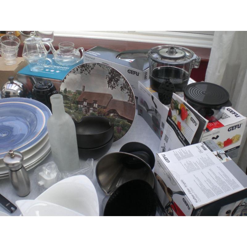 Large selection quality household items ideal for carboot or online sales