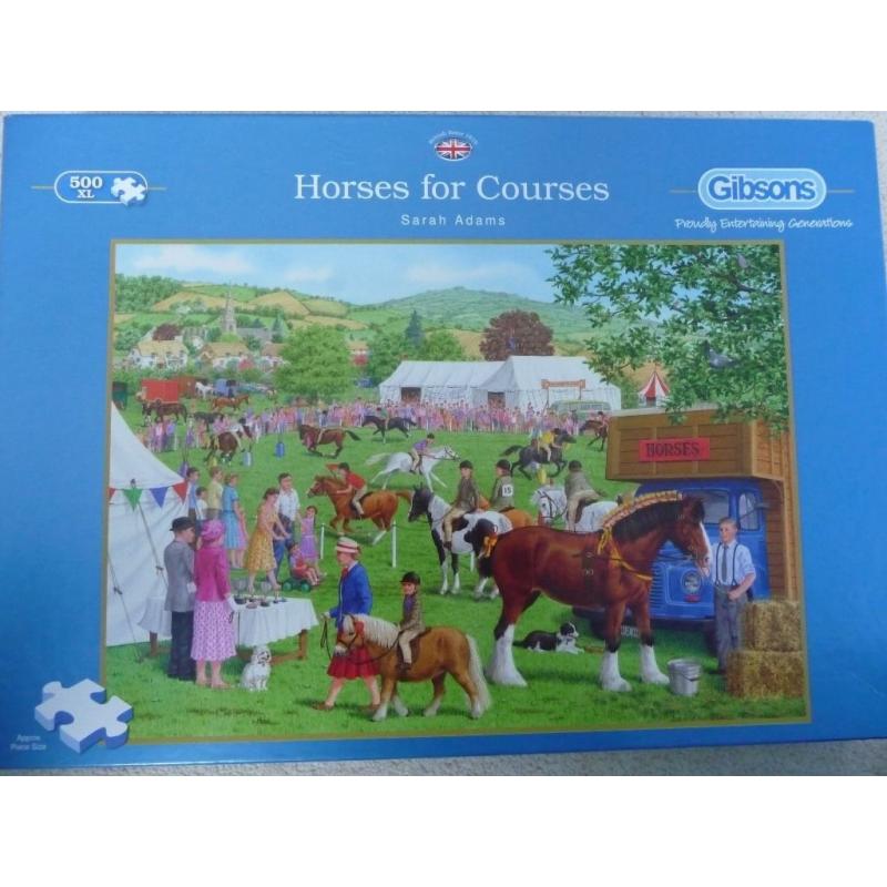 Selection of BIG 500 piece Jigsaw puzzles for the young and elderly