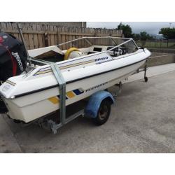 Fletcher bravo( hull & trailer )16/17ft