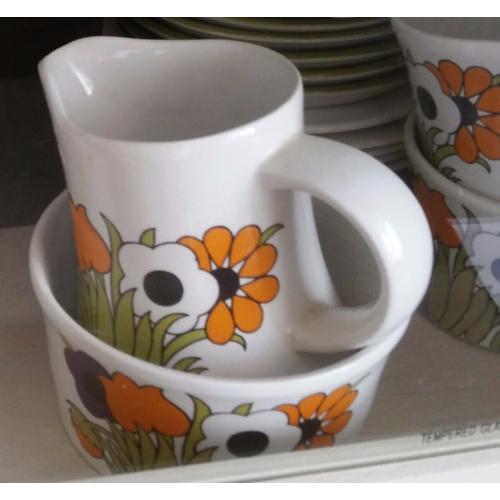 Royal Tudor Spring Time Retro Coffee set