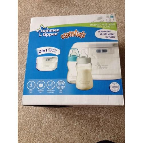 Tommee Tippee Cold and Microwave Steriliser Brand New