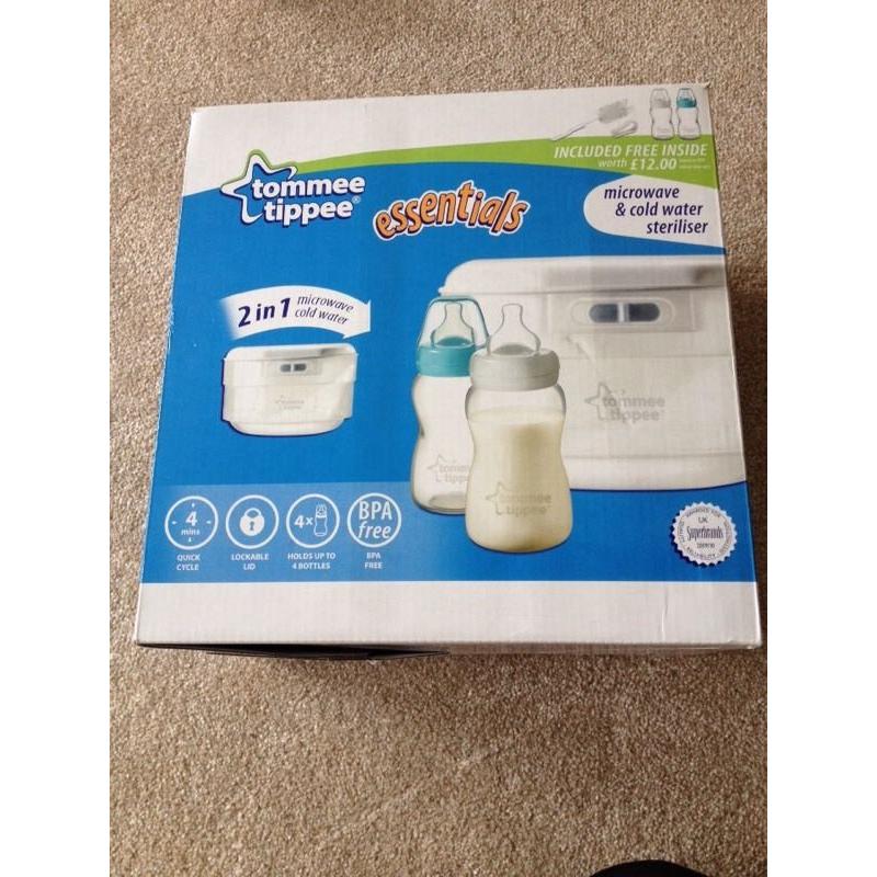Tommee Tippee Cold and Microwave Steriliser Brand New