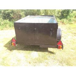 Heavy duty braked trailer ideal for a landrover etc.