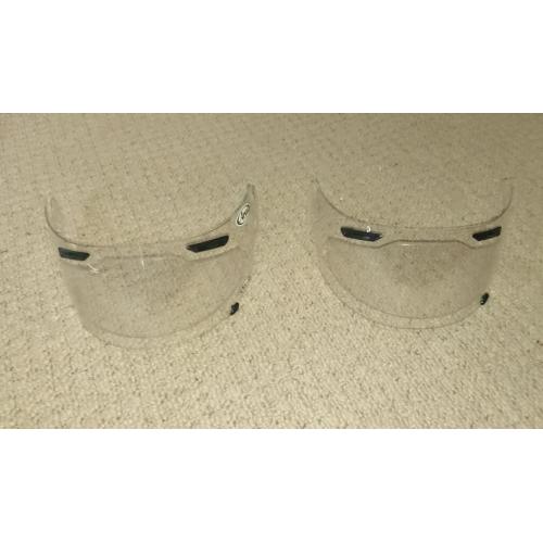 L shape arai visor