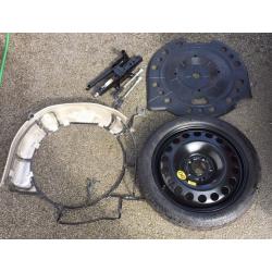Vauxhall Zafira C Tourer Spare Wheel Mounting Cage Kit and space saver wheel tyre, jack, wrench