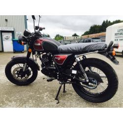 New Bullit Hunt S Bordeaux 125cc Motorcycle - 2 Year Parts Warranty Finance - Available