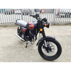 New Bullit Hunt S Bordeaux 125cc Motorcycle - 2 Year Parts Warranty Finance - Available