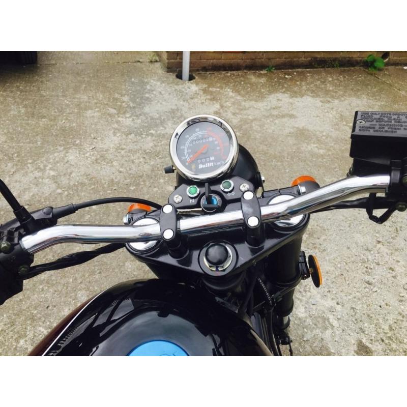 New Bullit Hunt S Bordeaux 125cc Motorcycle - 2 Year Parts Warranty Finance - Available