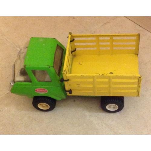 A vintage tonka truck