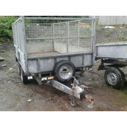 Ifor williams dropside trailer with mesh sides 10x5 no vat