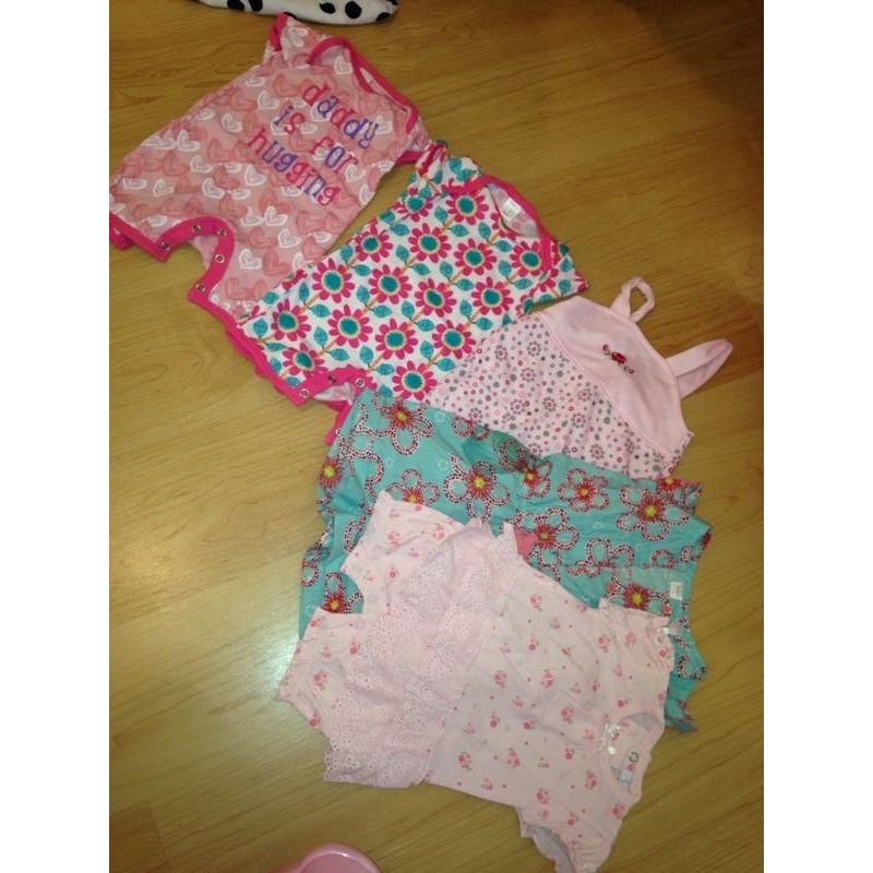 Jumper trousers and romper suits all girls