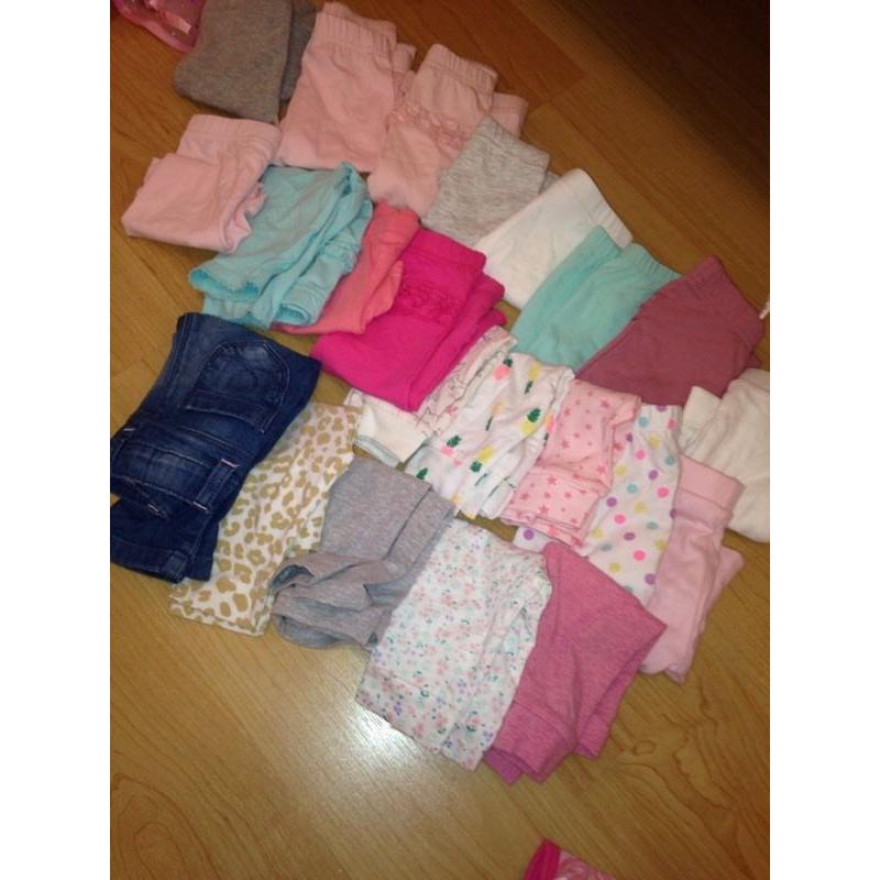 Jumper trousers and romper suits all girls