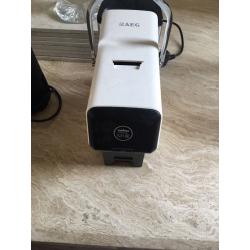 AEG coffee machine with milk steamwr