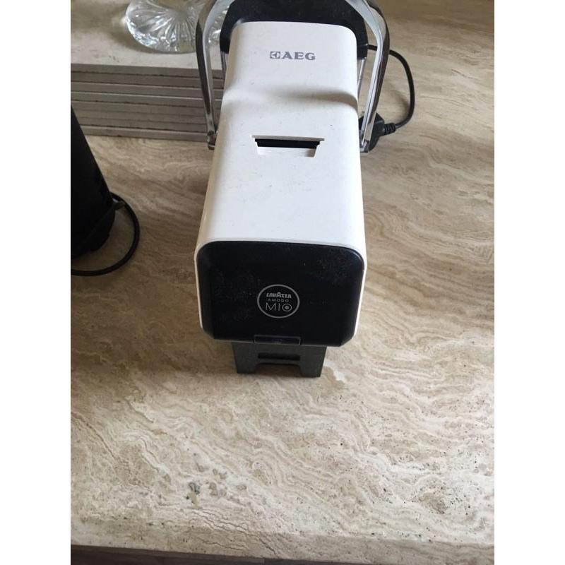 AEG coffee machine with milk steamwr