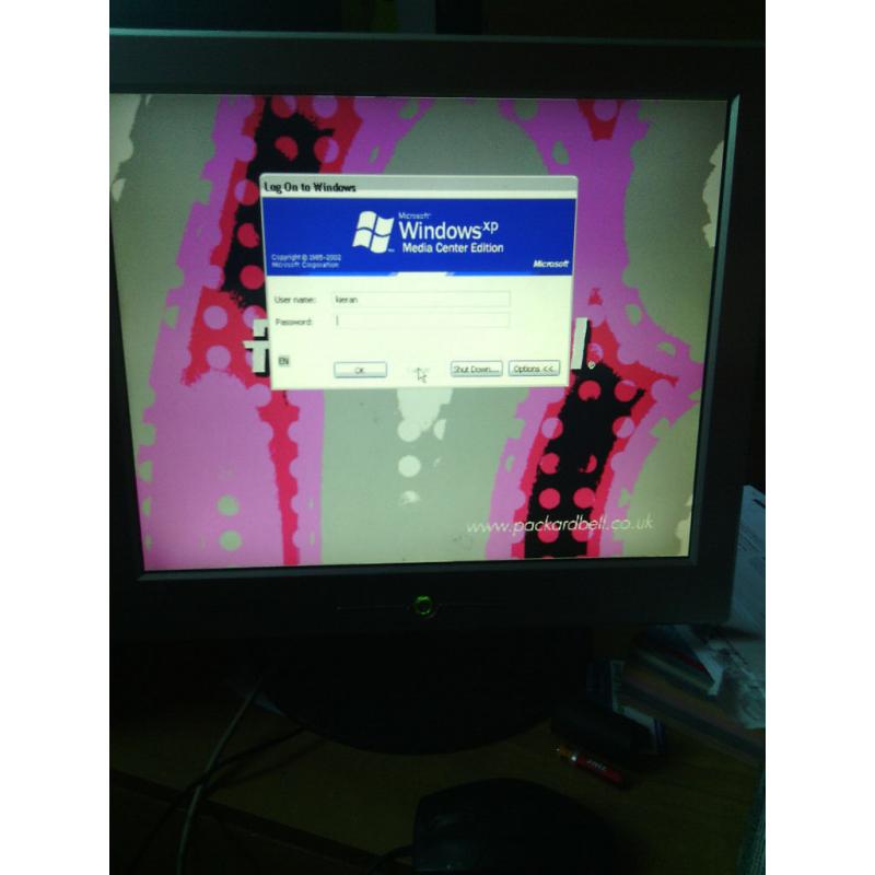 Packard Bell Desktop plus 2 x Monitors Spares or Repairs Only Please Read Full Ad