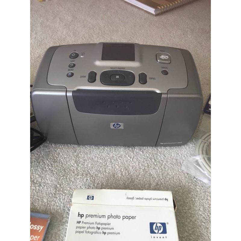 HP Photosmart 245 Printer with Bag