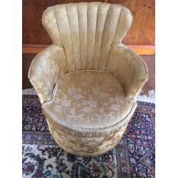 Bedroom armchair - vintage small bedroom chair