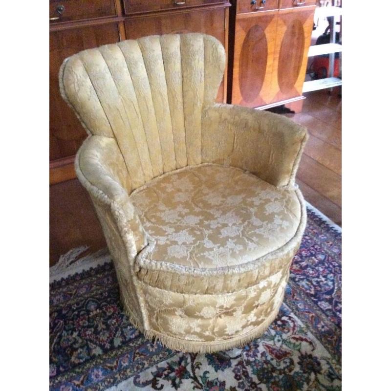 Bedroom armchair - vintage small bedroom chair