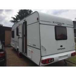 Compass rambler 17/4, 2004 Caravan, Berth & Awning, Ready to go Camping, Exellent condition