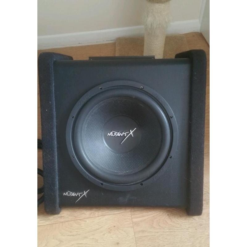 Mutant x subwoofer and cables