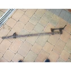 Pair of heavy duty T - Bar Woodworking Clamps