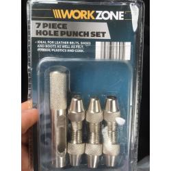 7 piece hole punch set BRAND NEW