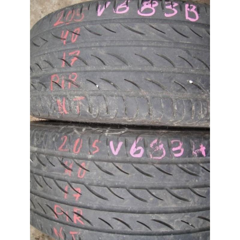 205/40/17 Pirelli x2 A Pair, 6mm (London, E13 8HJ) Ford, Fiat, Peugeot, Used Tyres 215/225/235/45/