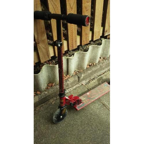 Kids ironman scooter