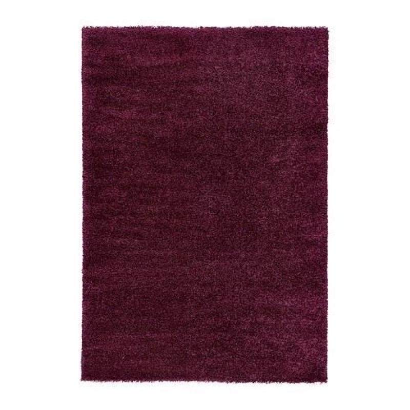 ÅDUM (Ikea) Rug, high pile, two off-white and one lilac 170x240