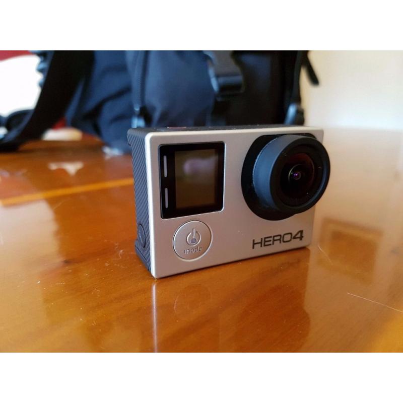 GoPro Hero 4 Silver + COMPLETE BUNDLE OF ACCESSORIES